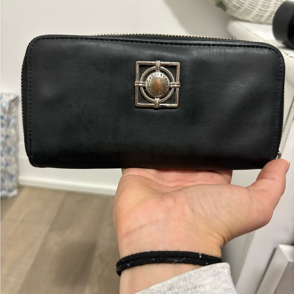 Catherine Malandrino Black and Tan Wallet